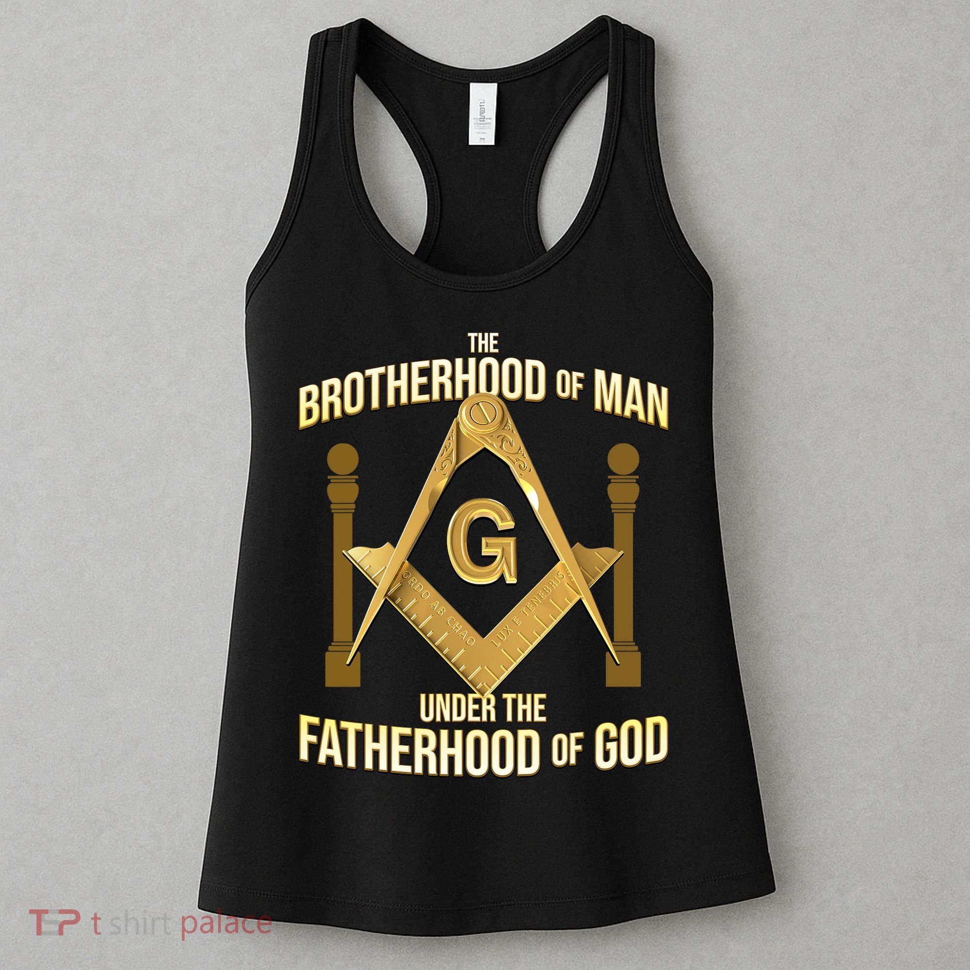 Masonic Fatherhood Square & Compass Freemason Women's Tank Top