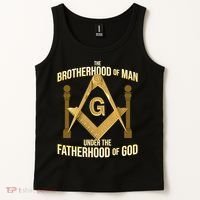 Masonic Fatherhood Square & Compass Freemason Tank Top thumb 2