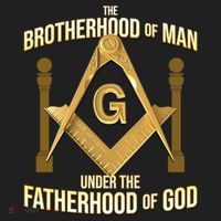 Masonic Fatherhood Square & Compass Freemason Golf Towel thumb 3