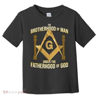 Masonic Fatherhood Square & Compass Freemason Toddler T-Shirt