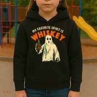 My Favorite Spirit Is Whiskey Kids Hoodie thumb 3