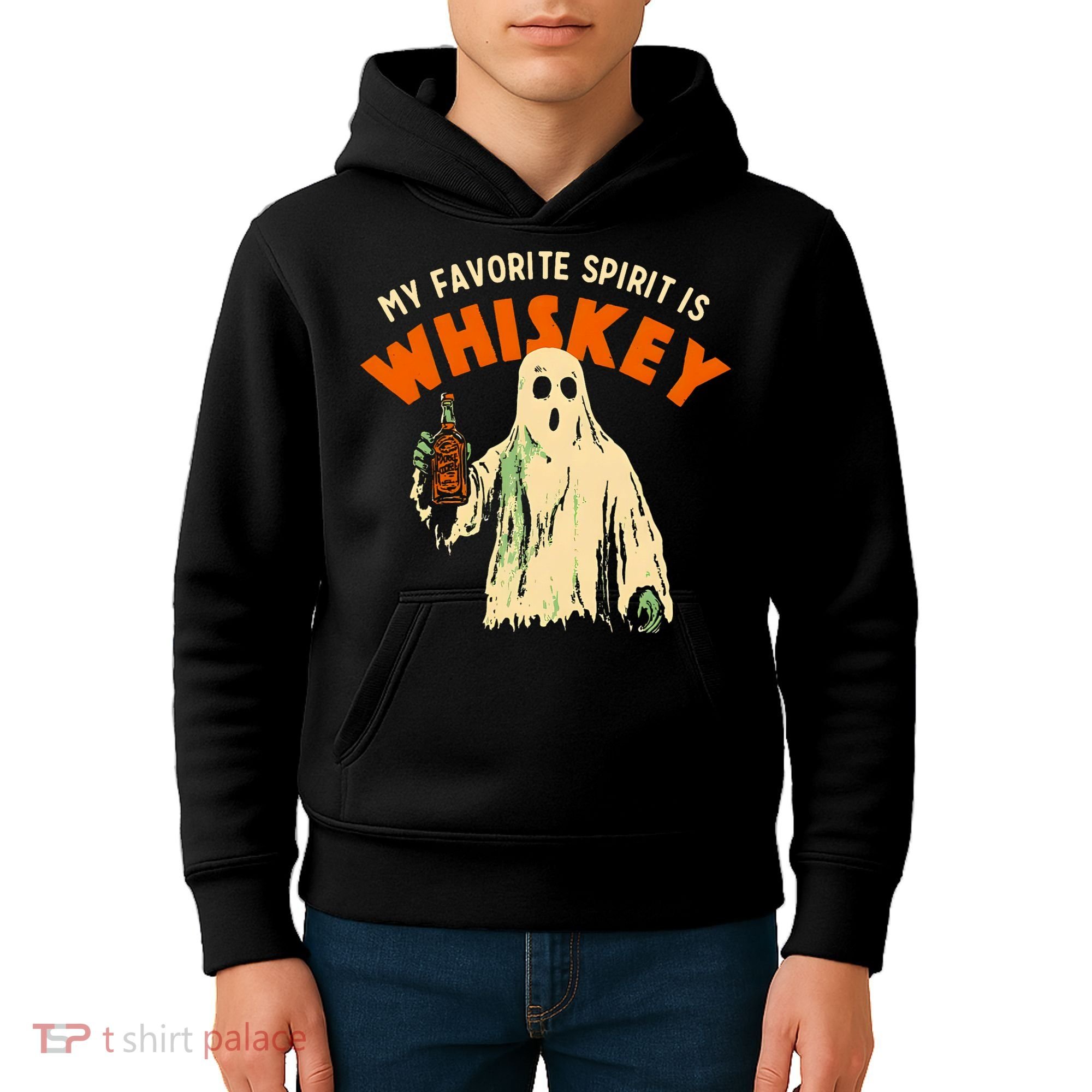 My Favorite Spirit Is Whiskey Kids Hoodie