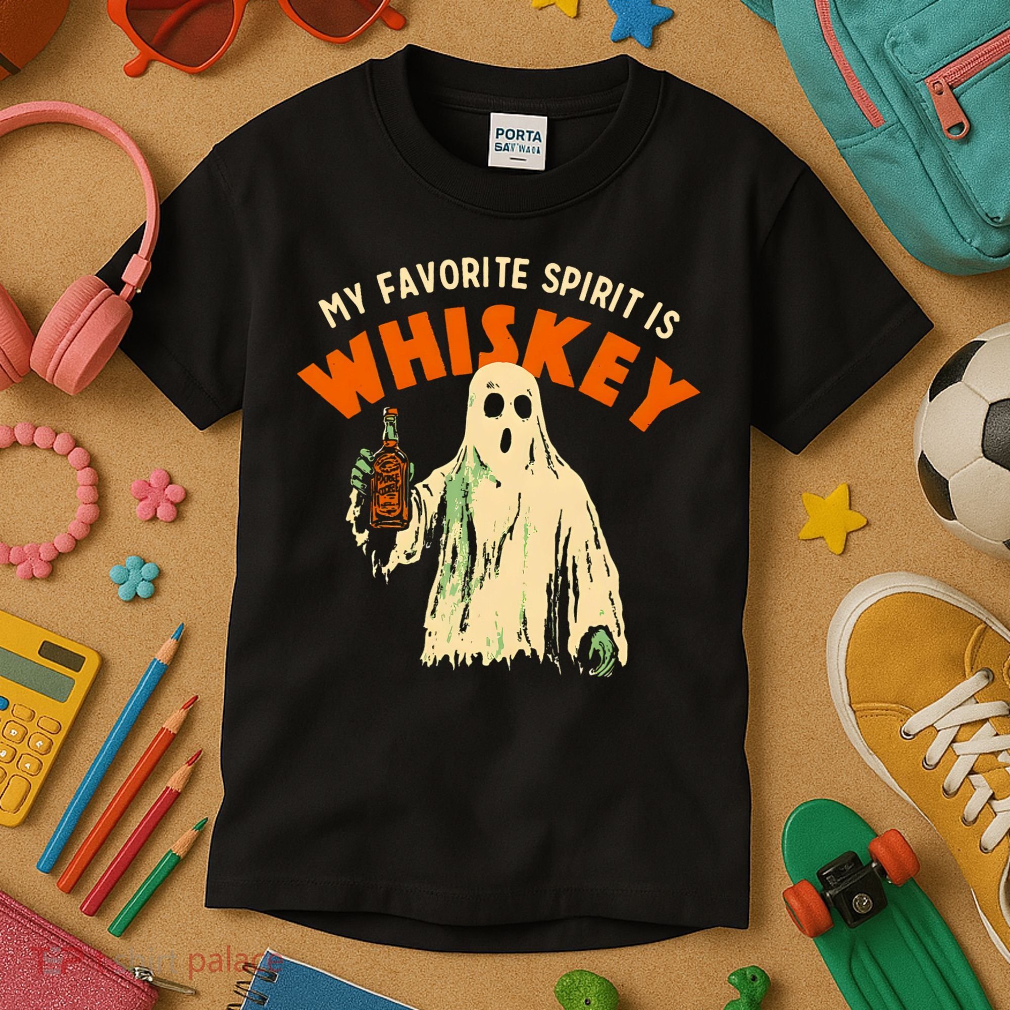 My Favorite Spirit Is Whiskey Kids T-Shirt