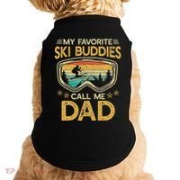 My Favorite Ski Buddies Call Me Dad Doggie Tank thumb 0