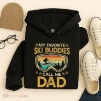My Favorite Ski Buddies Call Me Dad Hoodie thumb 4