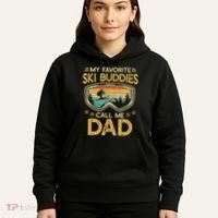 My Favorite Ski Buddies Call Me Dad Hoodie thumb 5