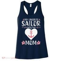My Favorite Sailor Calls Me Mom Funny Mothers Day Women's Tank Top thumb 0