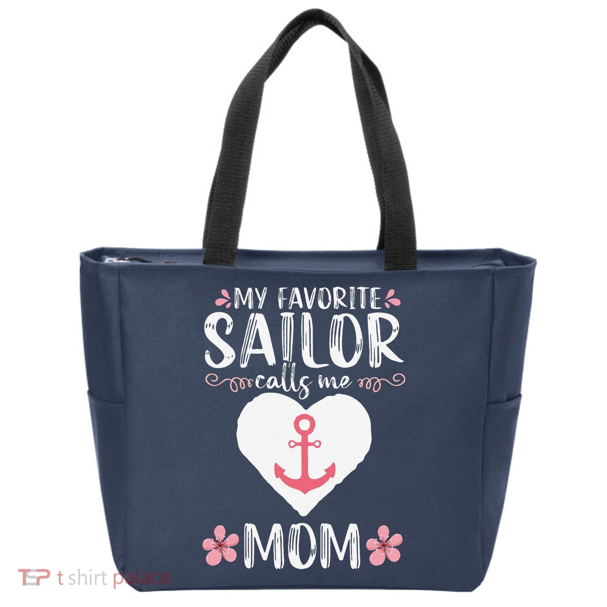 My Favorite Sailor Calls Me Mom Funny Mothers Day Tote Bag