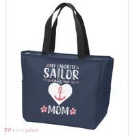 My Favorite Sailor Calls Me Mom Funny Mothers Day Tote Bag thumb 3
