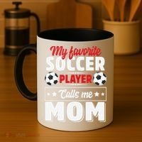 My Favorite Soccer Player Calls Me Mom Mothers Day Cute Coffee Mug thumb 4