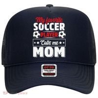 My Favorite Soccer Player Calls Me Mom Mothers Day Cute Hat thumb 0