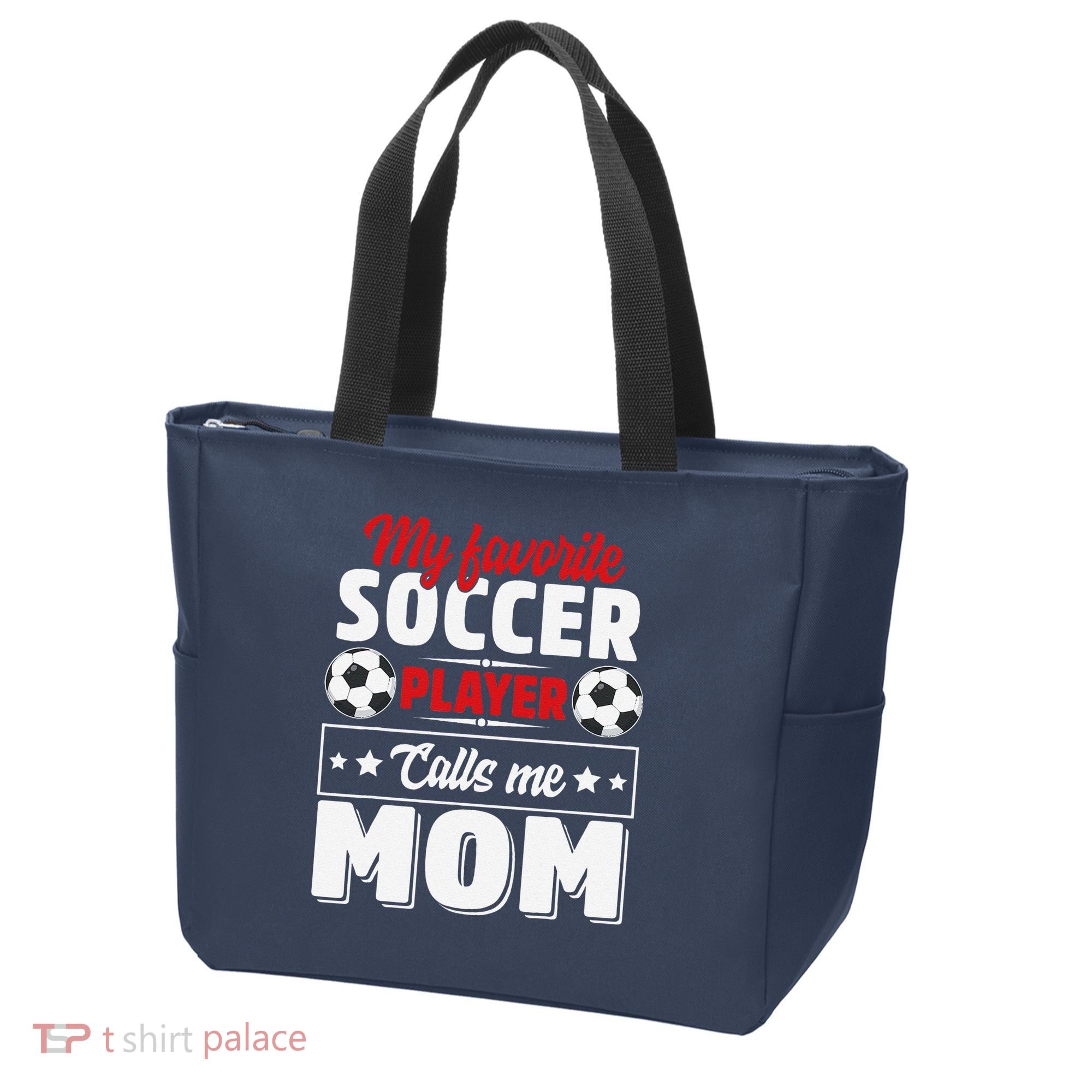 My Favorite Soccer Player Calls Me Mom Mothers Day Cute Tote Bag