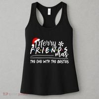 Merry Friendsmas The One With The Besties Christmas Friends Women's Tank Top thumb 3