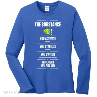 Meaning Funny The Substance Basic Women's Long Sleeve Shirt