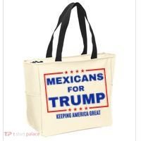 Mexicans For Trump 2024 Keeping America Great Tote Bag thumb 2