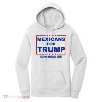 Mexicans For Trump 2024 Keeping America Great Women's Hoodie thumb 0