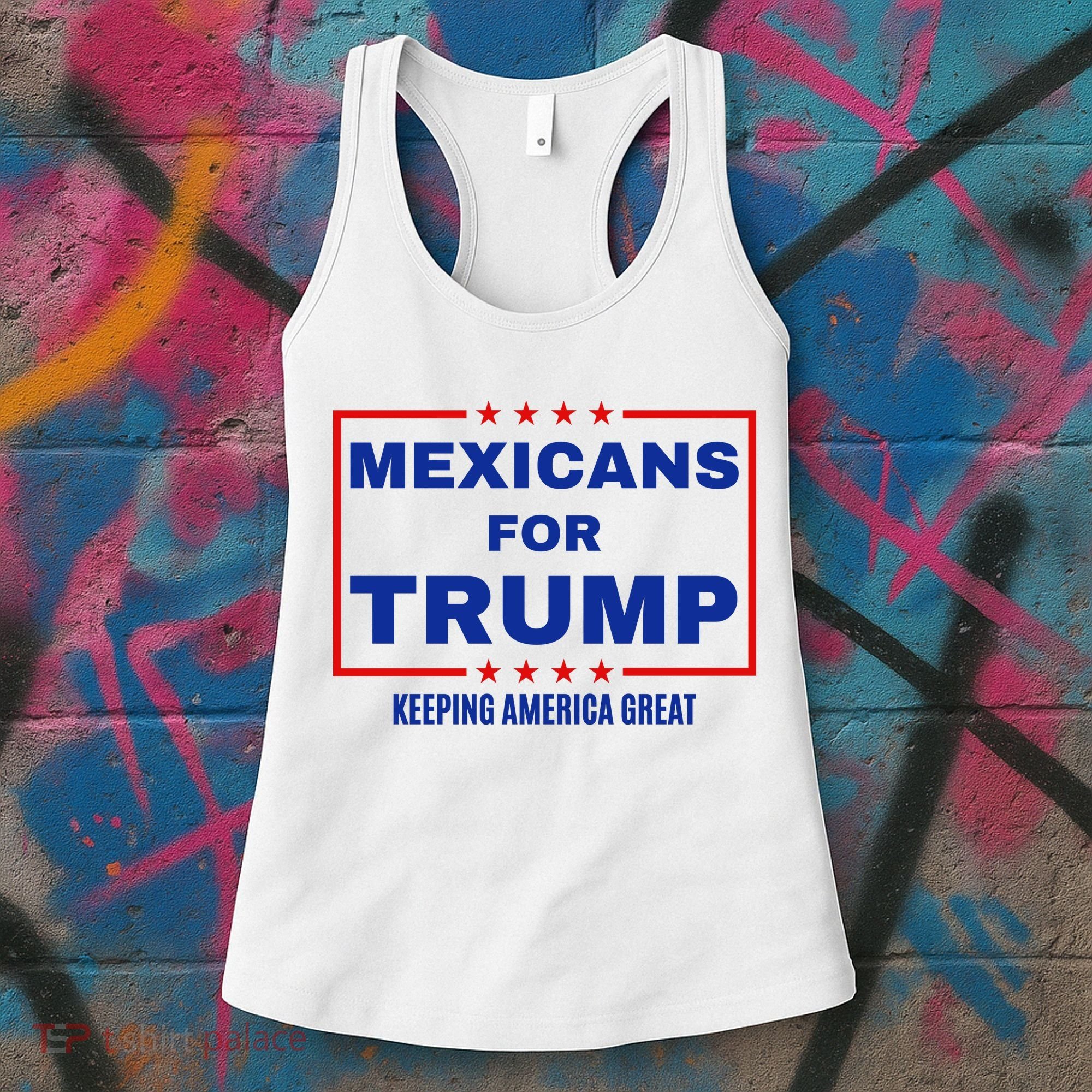 Mexicans For Trump 2024 Keeping America Great Women's Tank Top