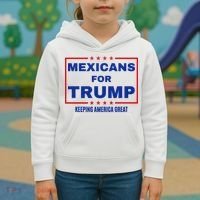 Mexicans For Trump 2024 Keeping America Great Kids Hoodie thumb 3