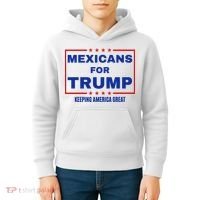 Mexicans For Trump 2024 Keeping America Great Kids Hoodie thumb 4