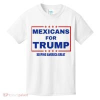 Mexicans For Trump 2024 Keeping America Great Kids T-Shirt thumb 0