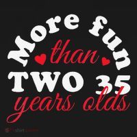 More Fun Than 2 35 Year Olds 70th Birthday Funny Backpack thumb 2