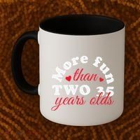 More Fun Than 2 35 Year Olds 70th Birthday Funny Coffee Mug thumb 2