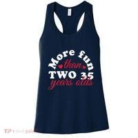 More Fun Than 2 35 Year Olds 70th Birthday Funny Women's Tank Top thumb 0