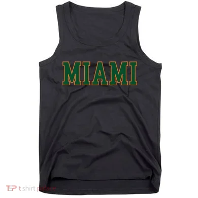 Miami Florida Throwback Design Classic Tank Top