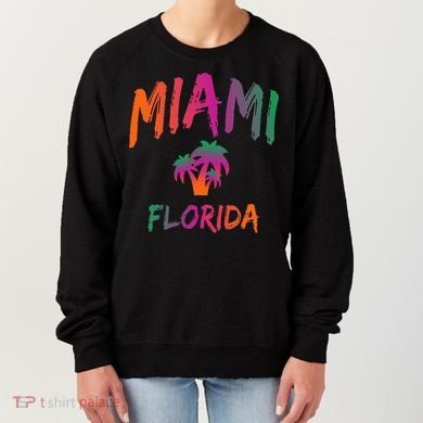 Miami Florida Text Print Classic Women's Sweatshirt