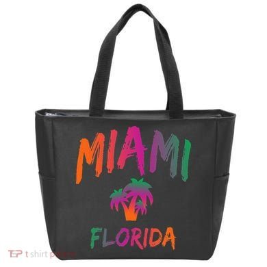 Miami Florida Text Print Classic Tote Bag