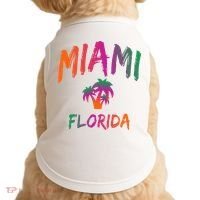 Miami Florida Text Print Classic Doggie Tank thumb 0