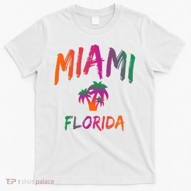 Miami Florida Text Print Classic T-Shirt
