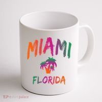 Miami Florida Text Print Classic Coffee Mug thumb 1