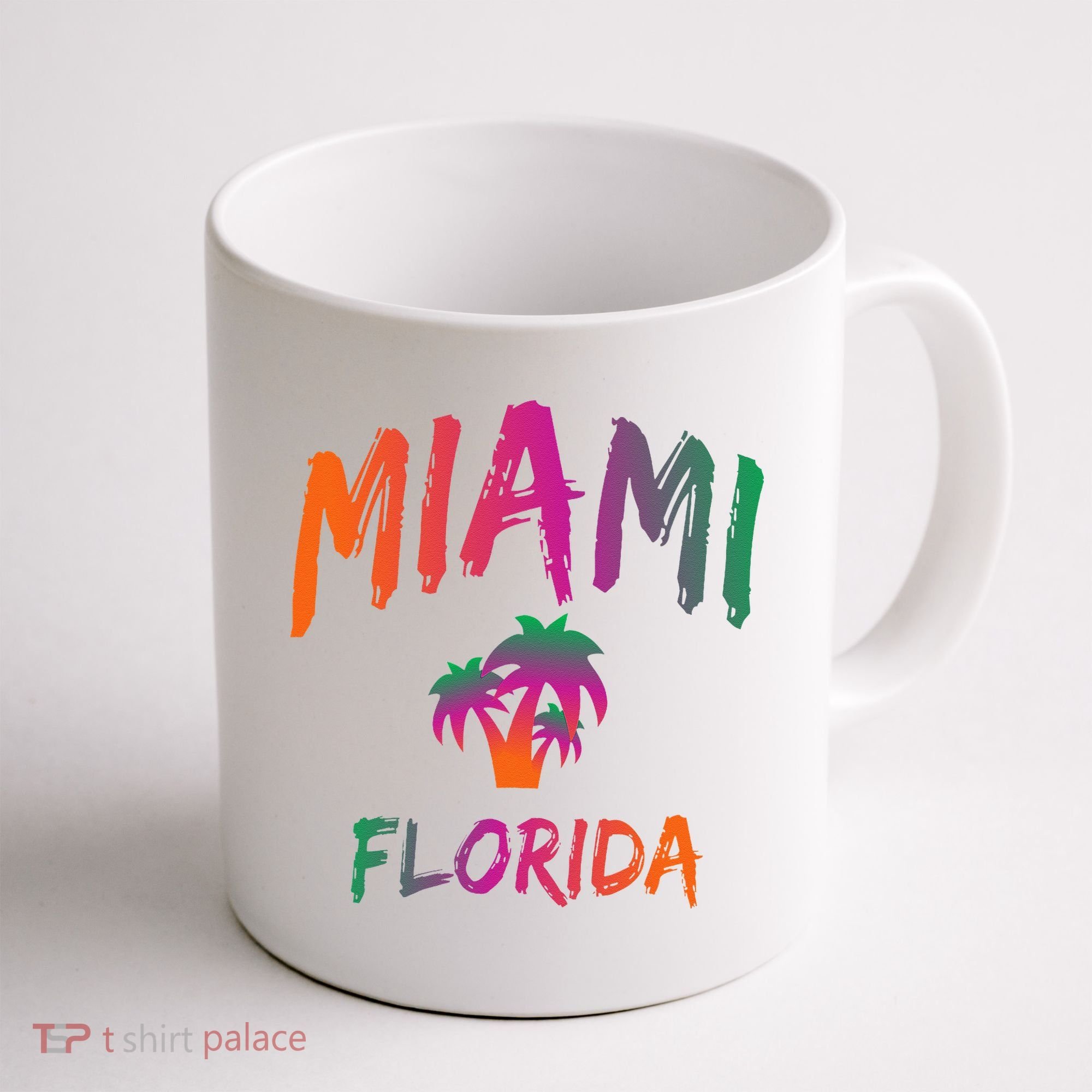 Miami Florida Text Print Classic Coffee Mug