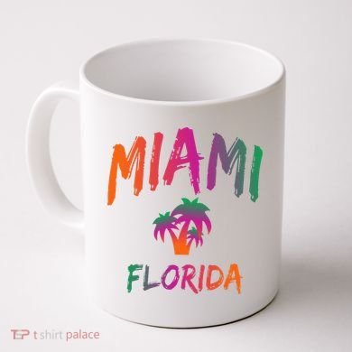 Miami Florida Text Print Classic Coffee Mug
