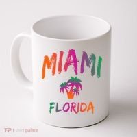 Miami Florida Text Print Classic Coffee Mug thumb 0