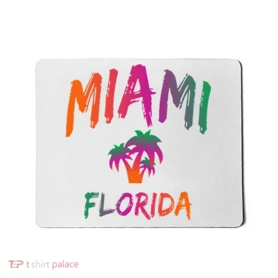 Miami Florida Text Print Classic Mousepad