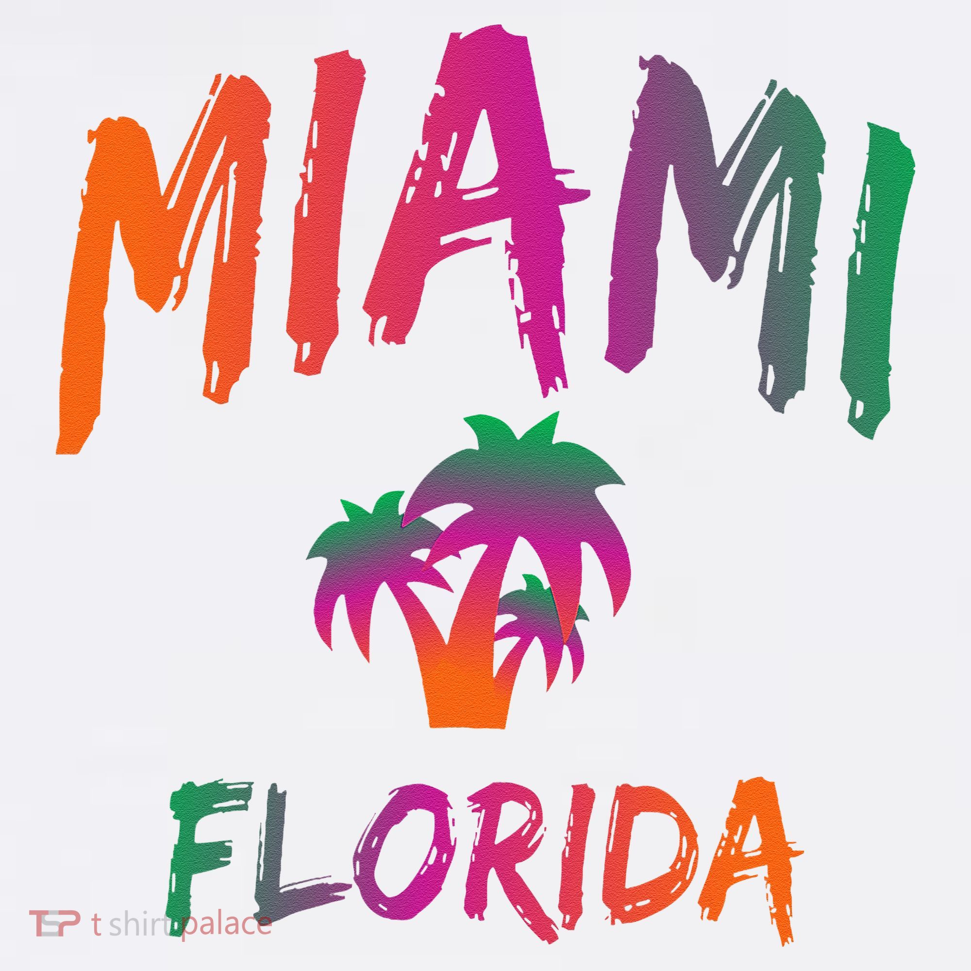 Miami Florida Text Print Classic Mousepad