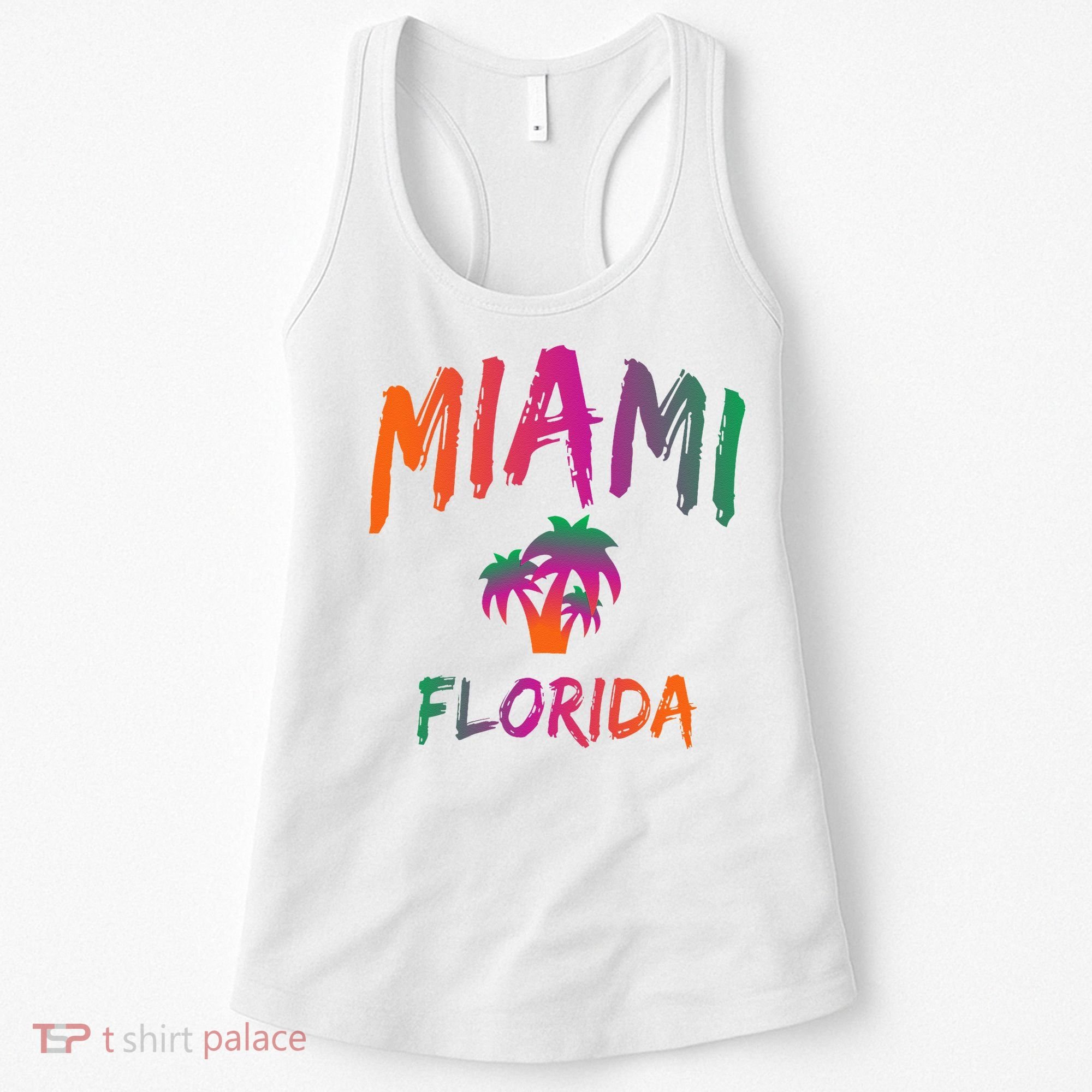 Miami Florida Text Print Classic Women's Tank Top