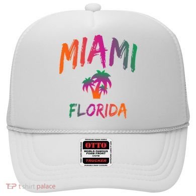Miami Florida Text Print Classic Hat