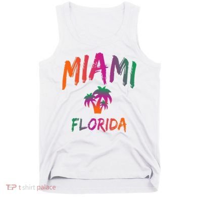 Miami Florida Text Print Classic Tank Top