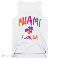 Miami Florida Text Print Classic Tank Top thumb 0