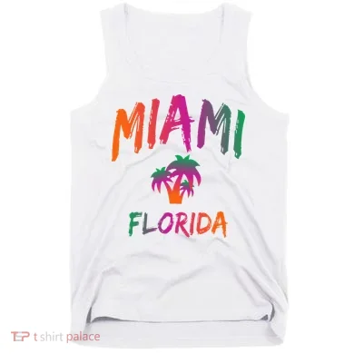 Miami Florida Text Print Classic Tank Top