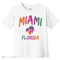 Miami Florida Text Print Classic Toddler T-Shirt thumb 0