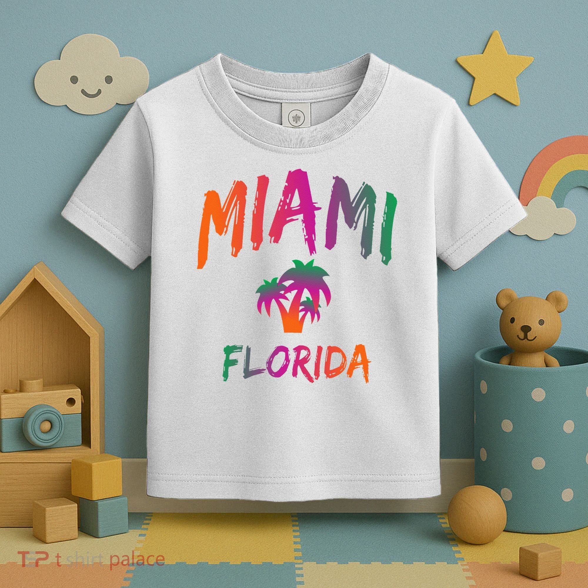 Miami Florida Text Print Classic Toddler T-Shirt