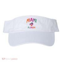 Miami Florida Text Print Classic Visor thumb 0