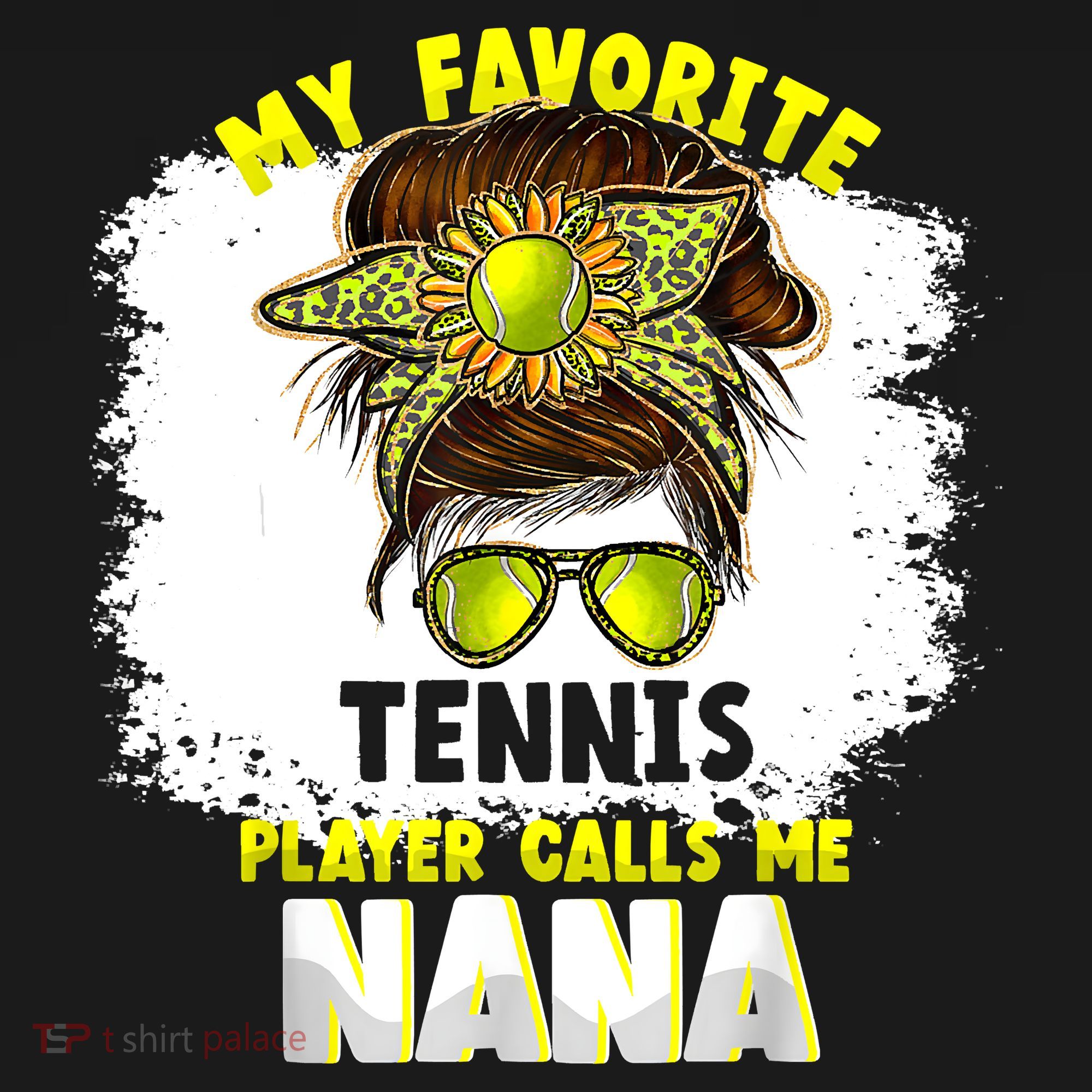My Favorite Tennis Player Calls Me Nana Funny Tennis Women's Tank Top