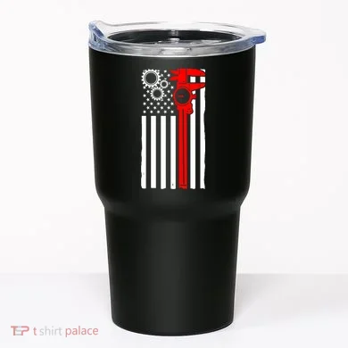 Machinist Flag Tools CNC Machine Operator Machining Tumbler