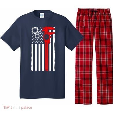 Machinist Flag Tools CNC Machine Operator Machining Pajama Set