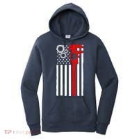 Machinist Flag Tools CNC Machine Operator Machining Women's Hoodie thumb 0